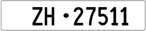 Truck License Plate